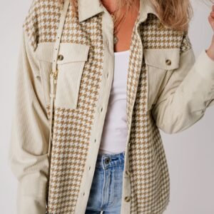 قميص الأناقة العصرية بياقة V: لمسة دافئة لإطلالتك الشتوية!