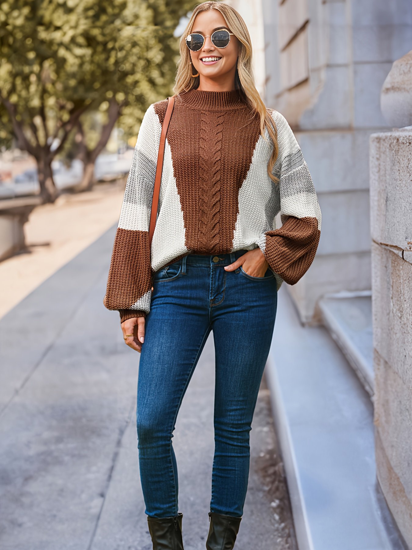 Color Block Pullover: Warm Elegance for Cold Seasons - Image 5