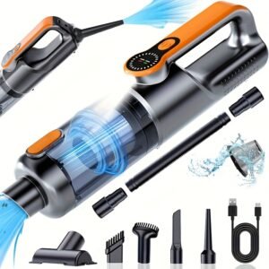 Unlimited Perfect Cleanliness: Smart Cordless Suction & Blower Vacuum for Car & Home!