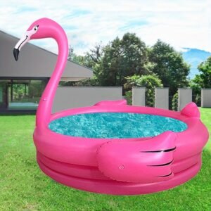 Pink Flamingo Pool: Endless Summer Fun!