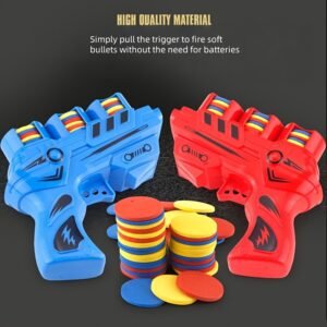 قاذف الأقراص التفاعلي: متعة وأمان في كل لعبة!