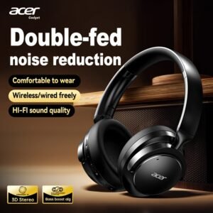 הישאבו לעולמכם הפרטי: אוזניות קשת אלחוטיות של Acer עם ביטול רעשים אקטיבי!