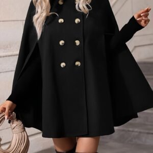 معطف الكيب الفاخر: أناقة لا تقاوم لكل امرأة عصرية