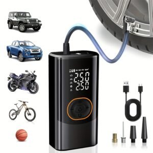 Unmatched Readiness: Smart Cordless Tire Inflator for Instant Inflation!