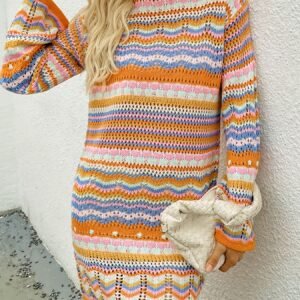 مزيج الألوان الساحر: بلوفر الميدي الذي يرافقك في كل الفصول