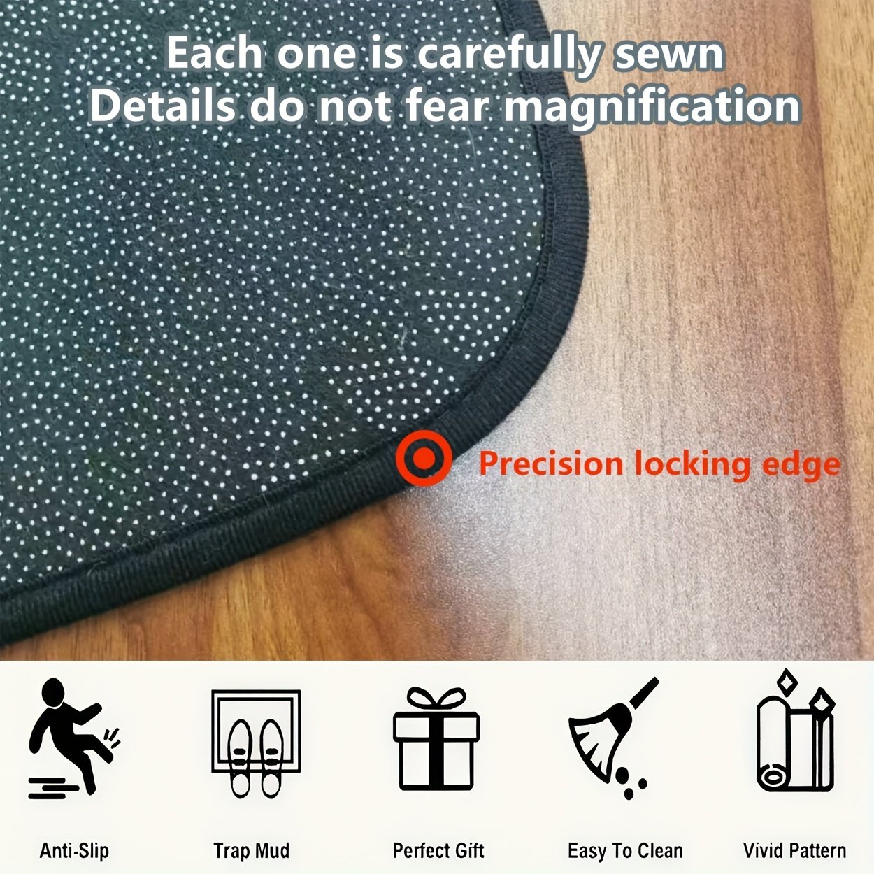 אלגנטיות עכשווית והגנה עילאית: שטיחי רצפה לרכב בעיצוב גאומטרי שחור! – תמונה 9