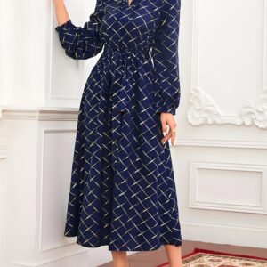 فستان الإشراقة الذهبية: أناقة العطلات بلمسة ماسية!