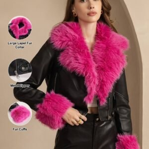 מעיל בייקר יוקרתי מרופד פרווה: אלגנטיות וחום לכל ערבי החורף שלך!