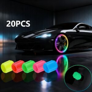 نجوم متوهجة لعجلاتك: أغطية صمامات الإطارات المضيئة