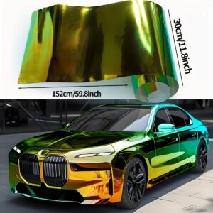 Dazzle with a Magical Touch: Shimmering Gloss Rainbow Vinyl for Your Vehicle!
