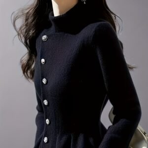 تألقي هذا الشتاء: الكنزة الخضراء الفاخرة