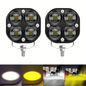 Drive with Confidence: Super Bright & Powerful Dual LED Work Lights