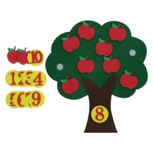 شجرة التفاح التعليمية: عالم الأرقام والمرح لطفلك!