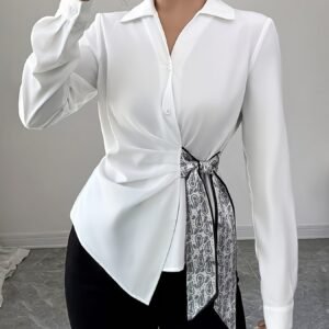 قميص الخصر المربوط: لمسة الأناقة الراقية التي تستحقينها