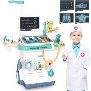 مستقبل الطب يبدأ هنا: عربة طبيب القلب ECG التفاعلية لأبطالنا الصغار!