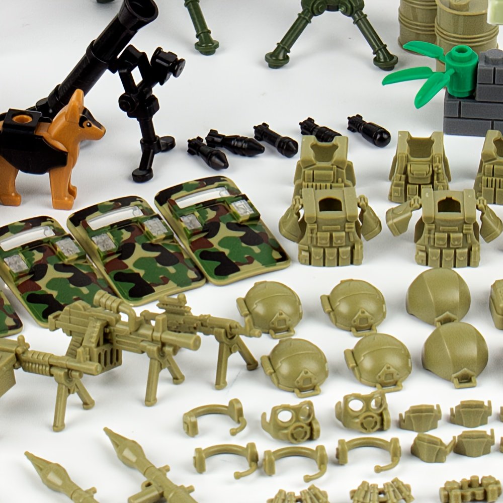 צא להרפתקת מפקד: סט גיבורי צבא מקיף 198 חלקים! – תמונה 3
