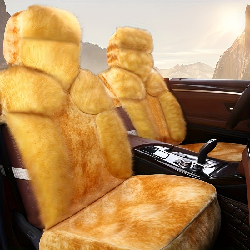 Luxury Warmth for Your Car Seat: Premium Velvet Winter Cover - Image 4