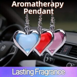 תליון ריח בצורת לב קסום: רעננות מתמשכת לרכב, לבית ולכל מקום!