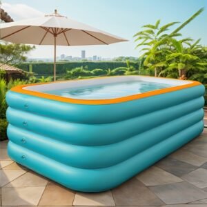 Your Private Summer Oasis: Luxury Inflatable Family Pool!