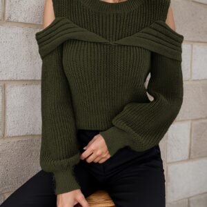 A Touch of Soft Elegance: Ribbed Viscose Sweater for Unmatched Comfort