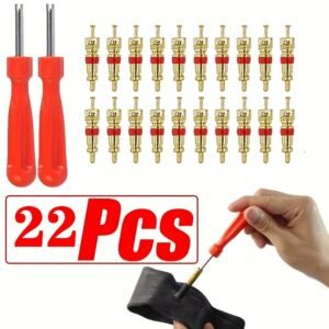 22-Piece Complete Tire Valve Repair Kit