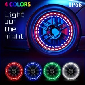 أنر طريقك بأناقة: مصابيح VZUO الشمسية للعجلات