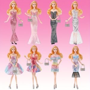 دمية الأحلام الأنيقة: عالم من الموضة لطفلتك!