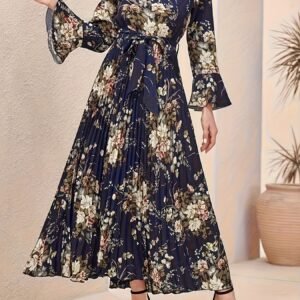 Blossom in Style: Elegant & Comfortable Floral Dress