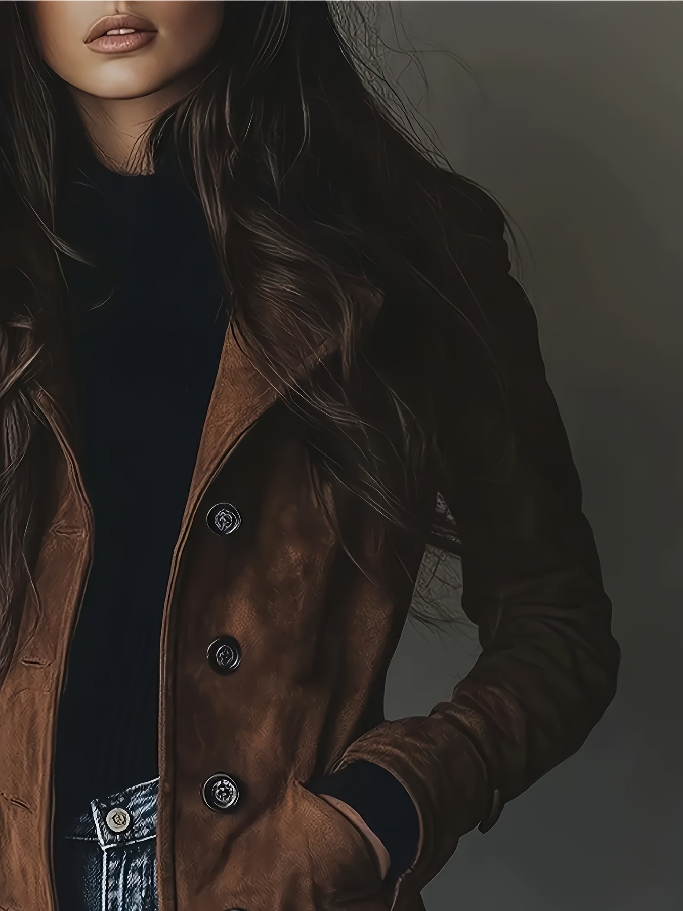 מעיל האלגנטיות הנצחית: חום ויוקרה לכל אישה – תמונה 4