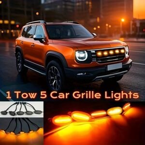 Amber Front Grille Lights Kit: Unrivaled Elegance and Appeal!