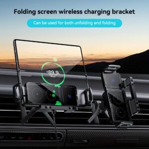 Smart Car Charger & Mount: Your Automatic Grip, Your Wireless Power!