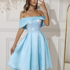 تألقي بسحر لا يُقاوم: فستان الساتان الميدي الأنيق