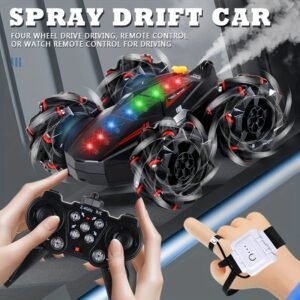 מכונית דריפט וריסוס עוצמתית בשלט רחוק: ריגוש ללא הפסקה!