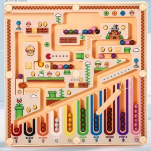 لعبة المتاهة المغناطيسية: عالم من الألوان والتعلم الممتع لأطفالك!