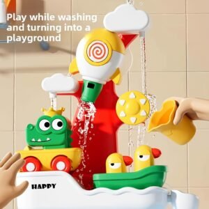 ألعاب الماء الساحرة: رش، دوران، ومرح بلا حدود لطفلك!