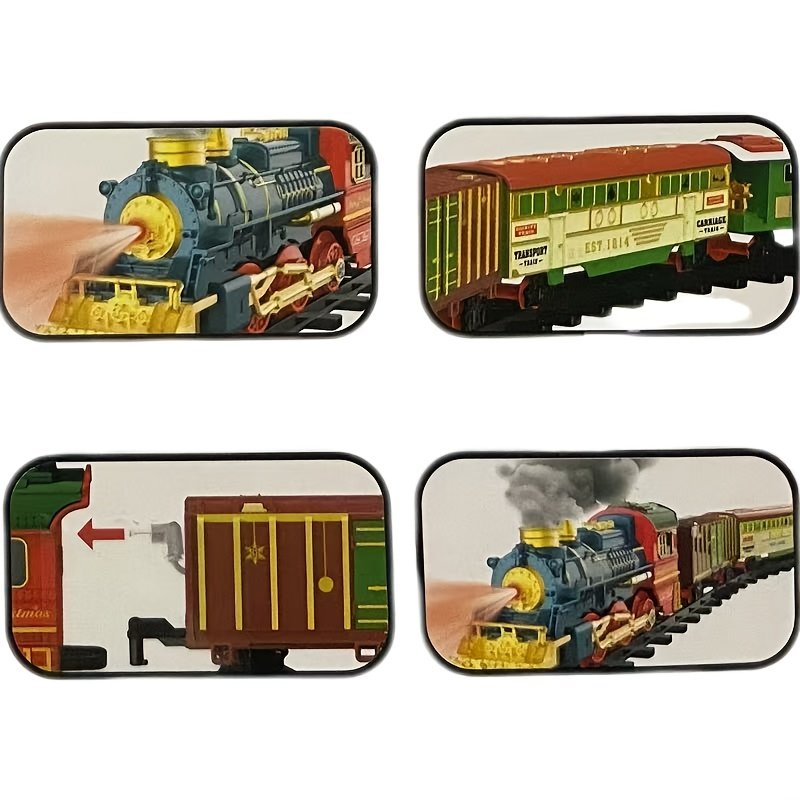 قطار البخار العملاق: انطلق في رحلة الأحلام على سكة مرتفعة ودخان واقعي! - الصورة 6