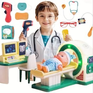 عيادة الأحلام: مجموعة الطبيب الصغير التفاعلية بأضواء وأصوات!