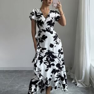 Floral Elegance Dress: Unforgettable Spring & Summer Radiance!