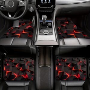 SUV Floor Mats: Fiery Elegance & Superior Protection!