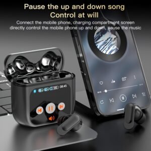 צליל שמתעלה על הדמיון: אוזניות אלחוטיות חכמות עם מסך LED!