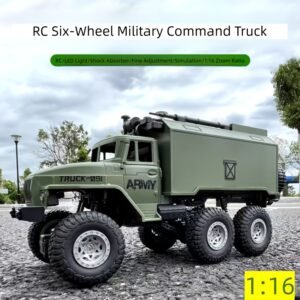 המפלצת הירוקה: משאית שלט רחוק צבאית בהנעה 6X6 לכיבוש כל שטח!