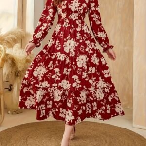 فستان إشراقة الزهور: أناقة متجددة بلمسة رقيقة