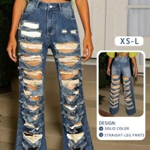 جينز الدينم Y2K: قصة واسعة، تفاصيل ممزقة، أناقة لا تقاوم!