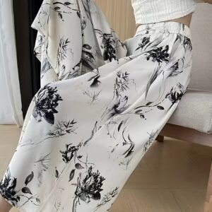 إشراقة الزهور.. راحة لا تضاهى: بنطلون الكولوتس الواسع لكل فصول الأناقة!