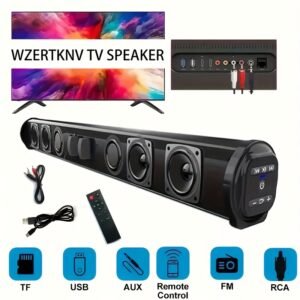 Immerse Yourself in the World of Sound: 20W Bluetooth Soundbar for an Unmatched Experience!