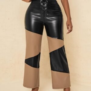 بنطال الأناقة المتباينة: إطلالة عصرية وراحة لا تضاهى