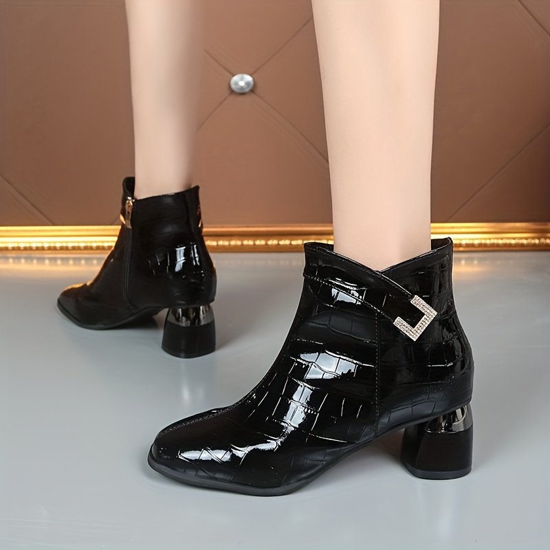 מגפוני קרסול מבריקים: שיק ללא תחרות בכל צעד! – תמונה 7