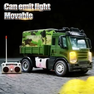 צאו להרפתקה! מכונית שלט רחוק צבאית מיניאטורית סופר מהירה