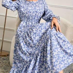 فستان الزهور الماكسي: أناقة انسيابية لكل فصولكِ!