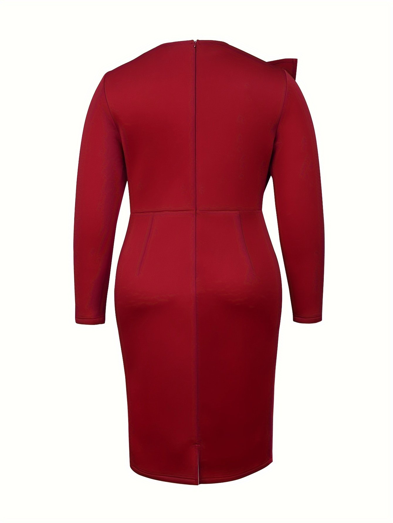 שמלת ערב אדומה כהה: הבהיקי ביופי מהפנט ובגזרה כובשת! – תמונה 6